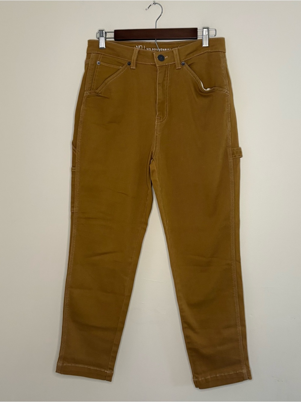 No Boundaries Pants Brown Khaki Sz 11 Work Streetwear Grunge Casual Fall Utility